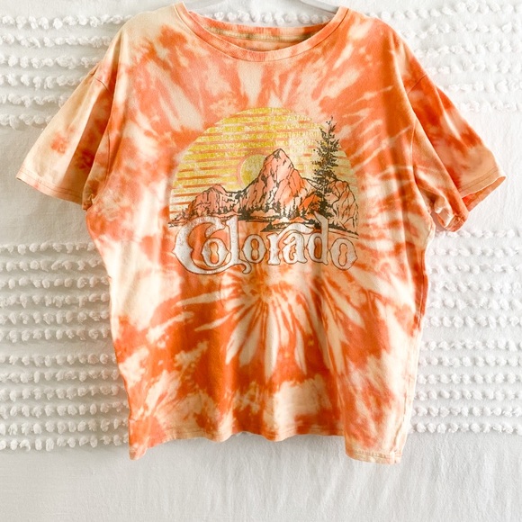 GAP Other - Colorado orange bleached short sleeve tee l